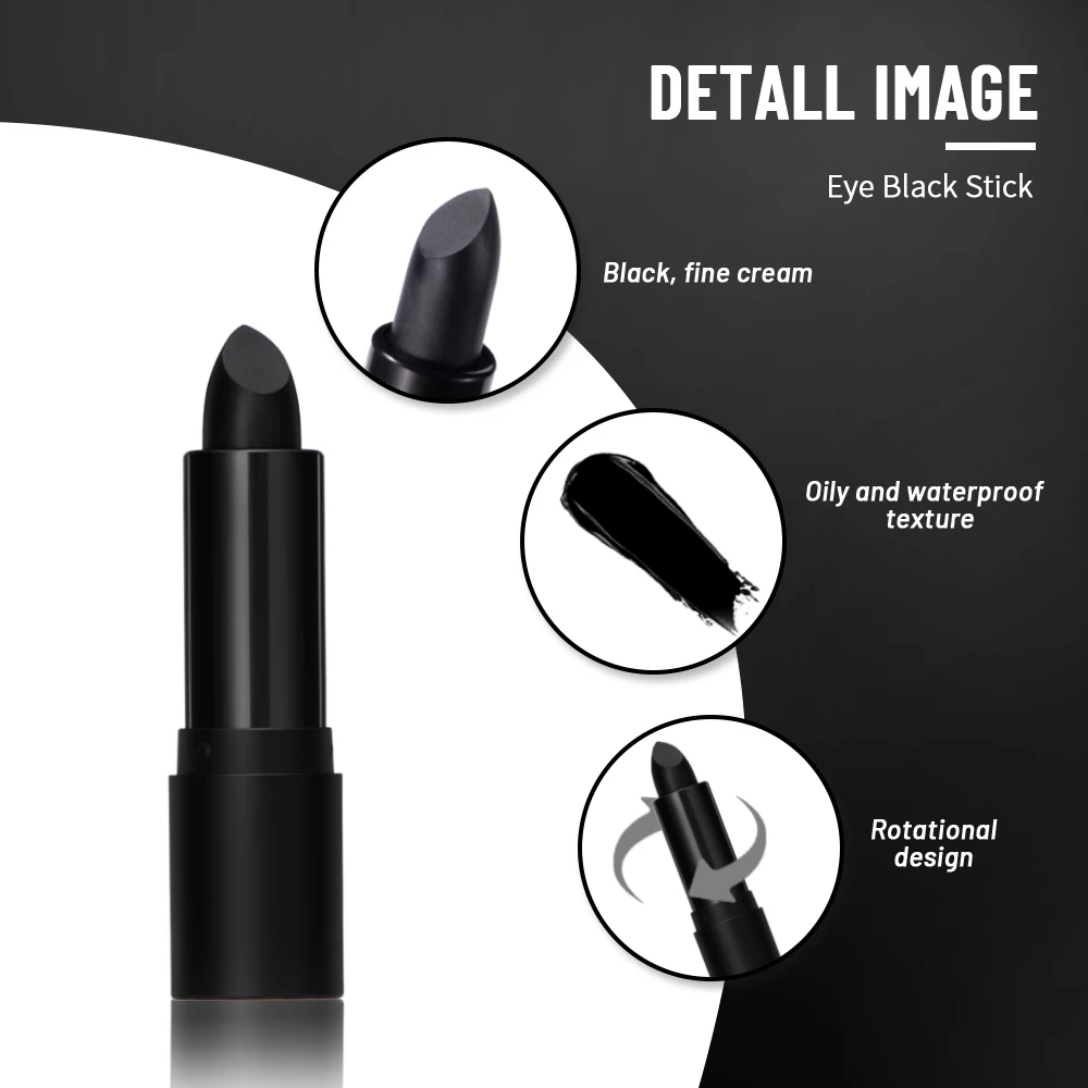 Sports Special Eye Black Stick Lip Face Paint Camouflage Eye Black Stick Face Makeup Eye Black For Football/Baseball/Softball 3