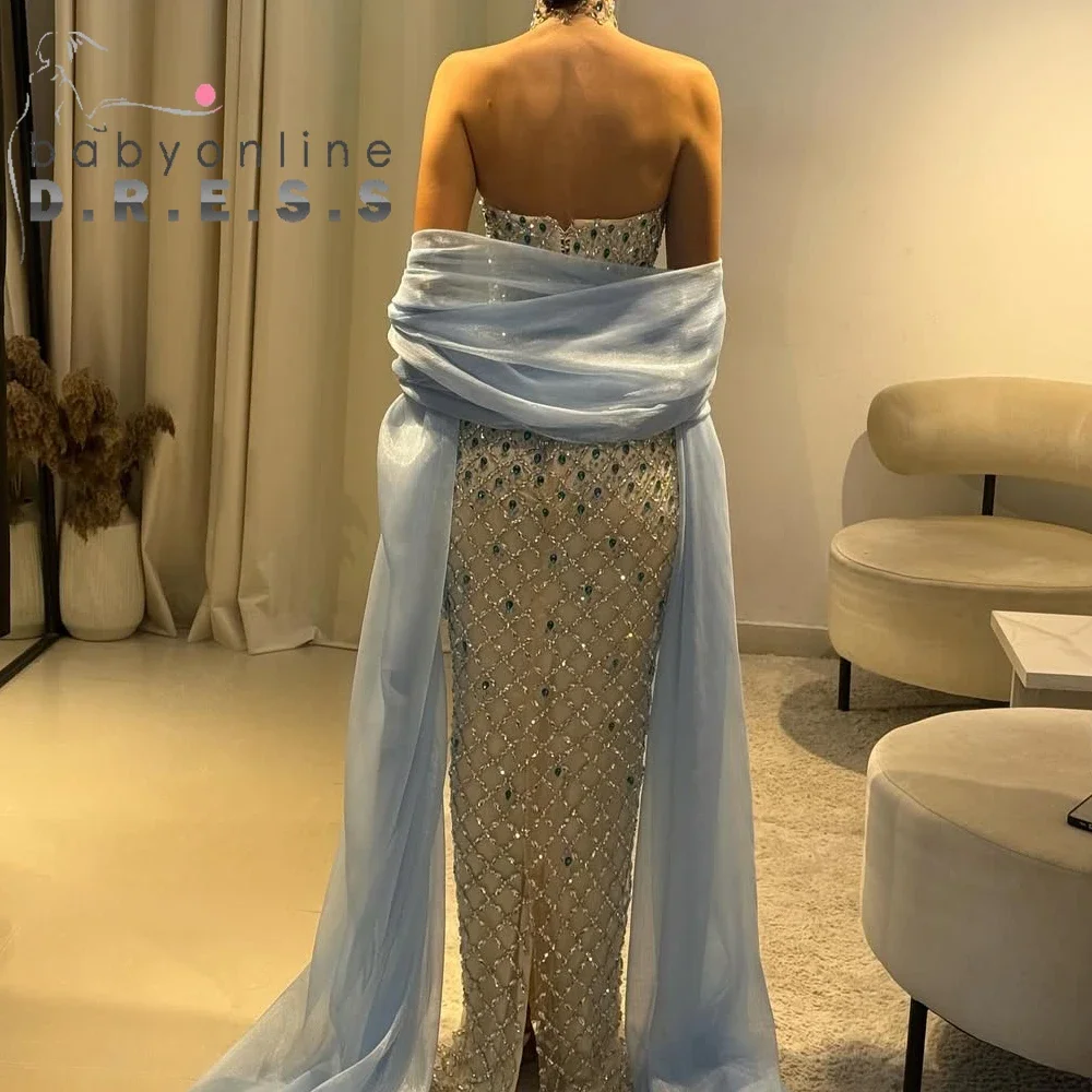 BABYONLINE مخصص أناقة كريستال رائعة مطرز حورية الب...