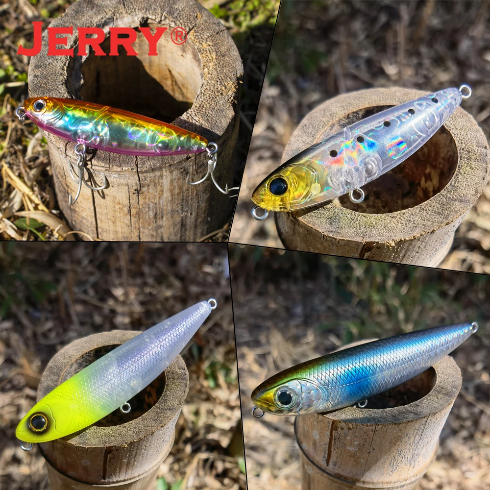 Jerry Kuchao Topwater Pencil Rock Fishing Lure 65/85mm 6.6/11.1g Floating  Bait Top Water Fishing Tackle Quality Professional