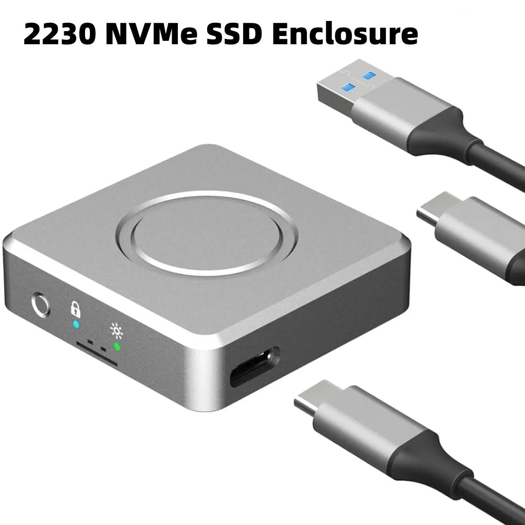 Steam Deck 2230 NVMe SSD Enclosure, Write Protect USB 3.2 External