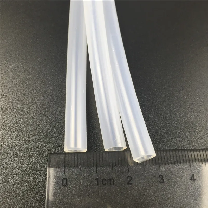 Tubo de silicone com boca de plástico para o acessório de fumo da água do vidro do narguilé