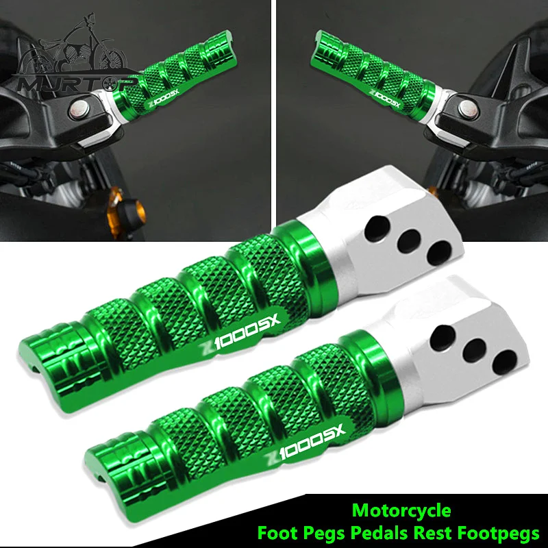 

2024 Motorcycle CNC Rear Passenger Pedal Foot Pedals Pegs Footrest Pegs For Z1000 2003-2015 Z1000SX 2011-2015 z1000 Z 1000SX