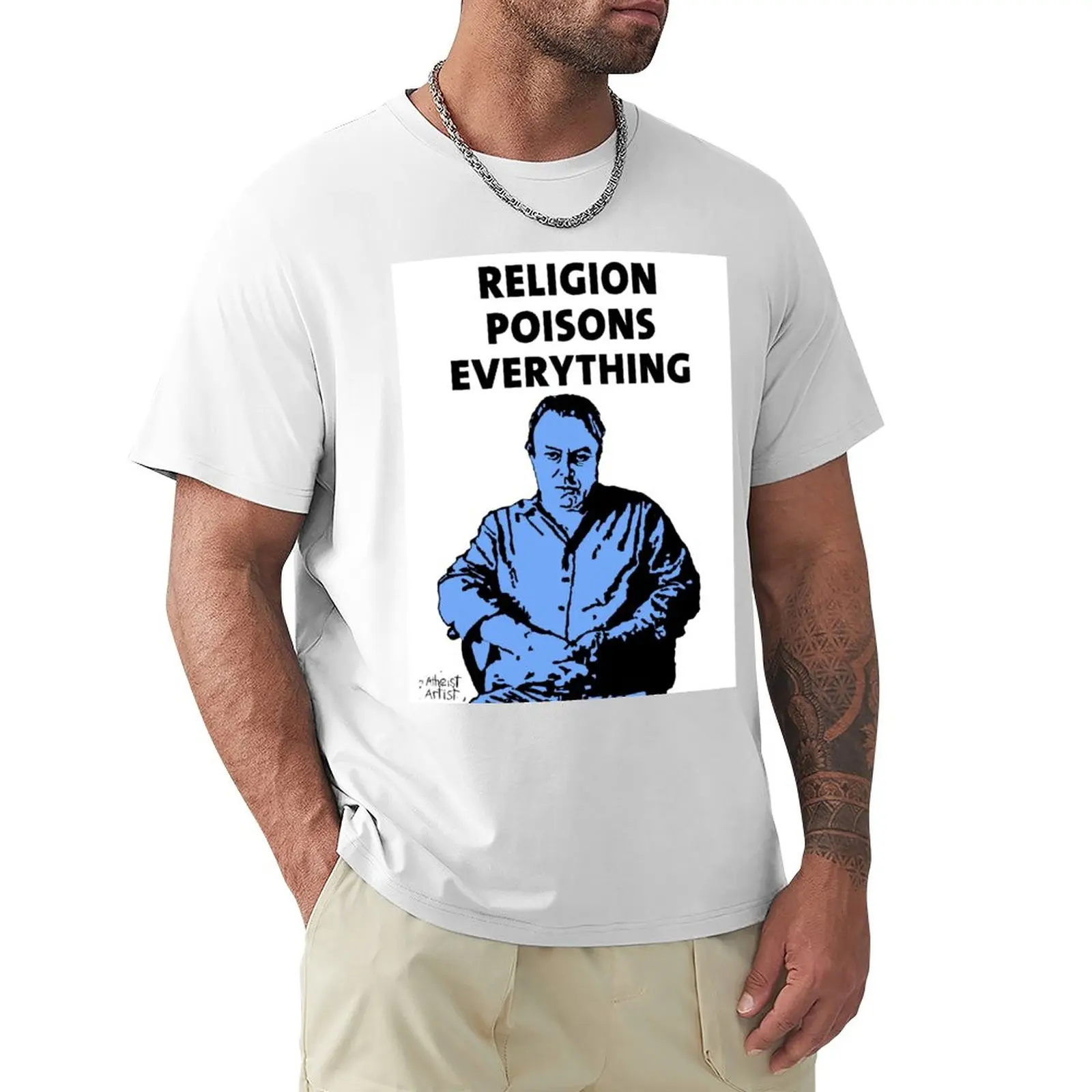 

Christopher Hitchens white background T-Shirt plus size tops cute tops mens vintage t shirts