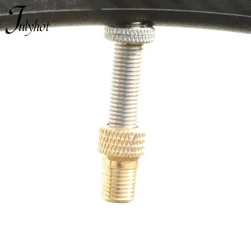 

2PCS Wheel Tire Transfer Valve Adapter Presta To Schrader Cinverter Road Bike Cycle Bicycle Transfer Punp Tube
