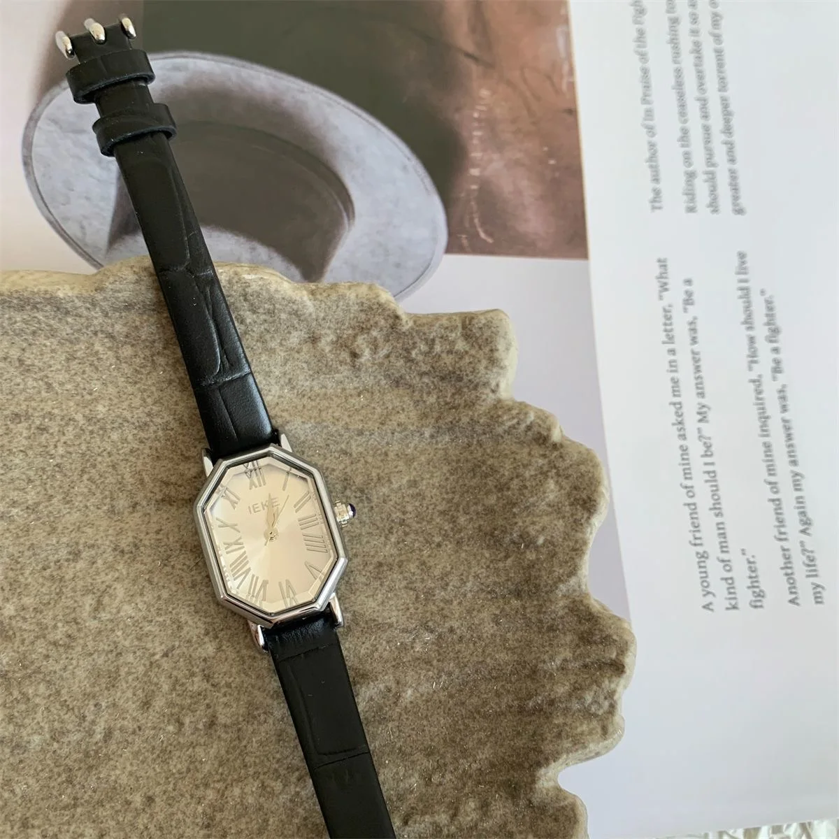 여성용 쿼츠 시계 럭셔리 시계, 우아한 로즈 골드 실버 화이트 다이얼, 빈티지 신상 Orologio 스퀘어 Reloj 숙녀 손목시계