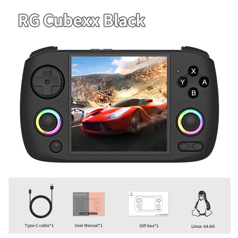 ANBERNIC RG CubeXX Retro Handheld Games Console Linux RGB