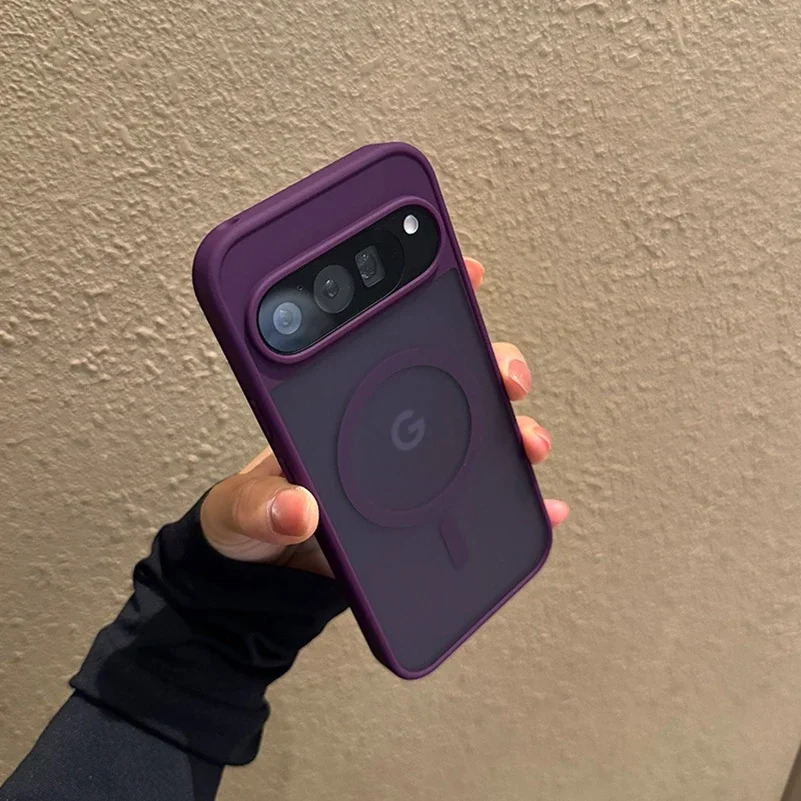 Translucent Matte Ultra Thin Magnetic Shockproof Case - Candy Color