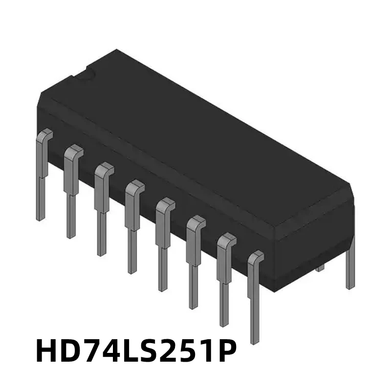 

1PCS 74LS251 HD74LS251P Direct Interpolation DIP16 8 Selection 1 Data Selector New