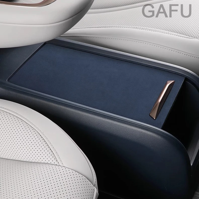 

For ZEEKR X 2022 2023 Imported Alcantara Fur Center Control Trim Stickers Protect The Frame Car Interior Car Styling Accessories