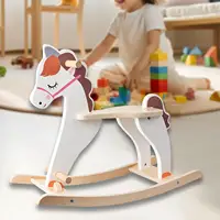 Wooden Rocking Horse Nursery Ride Animal for Child Boys Girls Festival 1