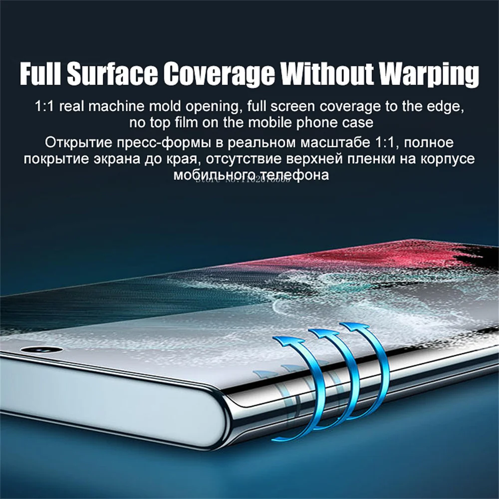 4-Pack HD Hydrogel Screen Protector Films
