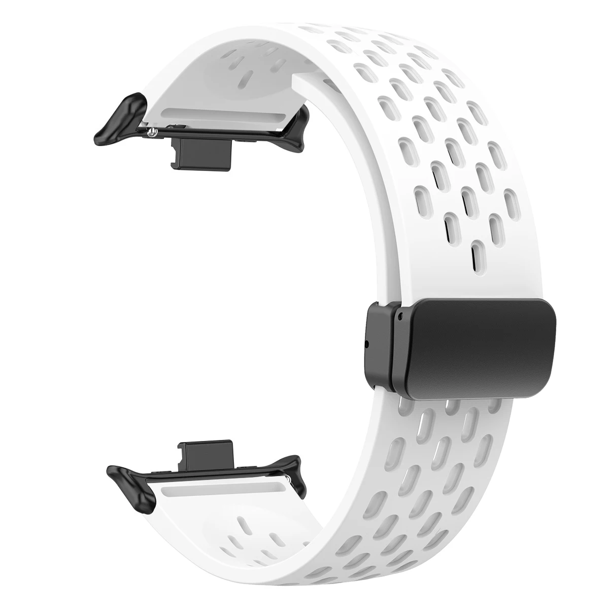 Silicone Sport Watchband with Magnetic Closure – Premium Replacement Strap and Wrist Accessory
