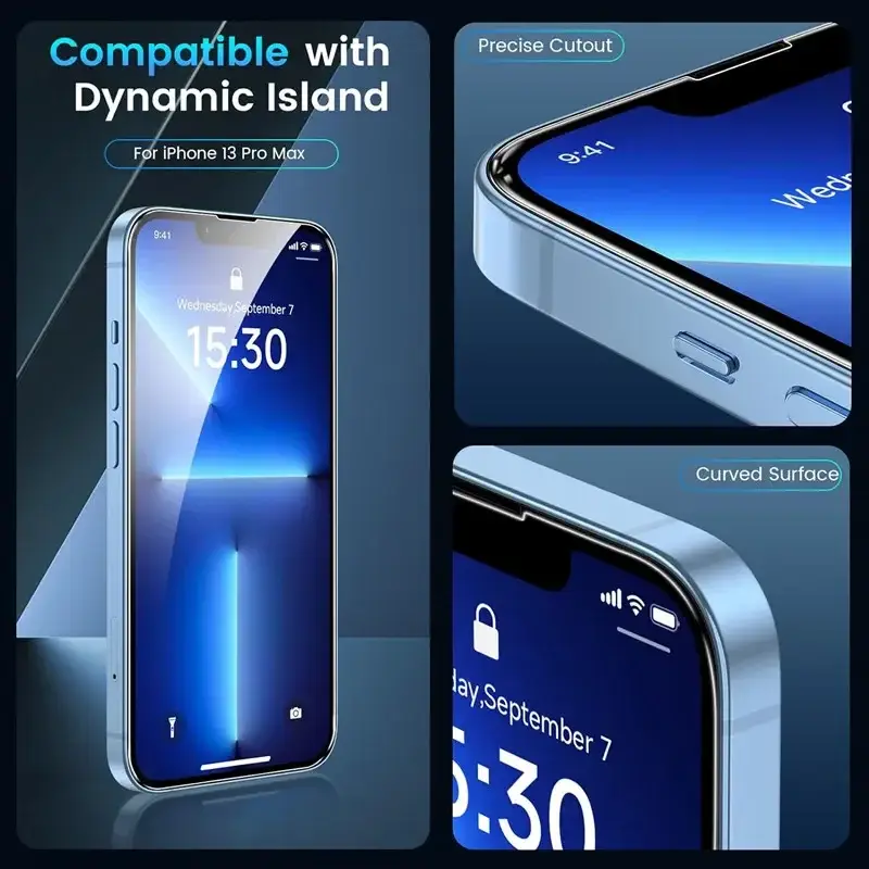 5Pcs Tempered Glass For iPhone 15 13 11 12 14 Pro Max Mini Screen Protector For IPhone 16 17 8 Plus X XR XS MAX Protective Glass - Image 3