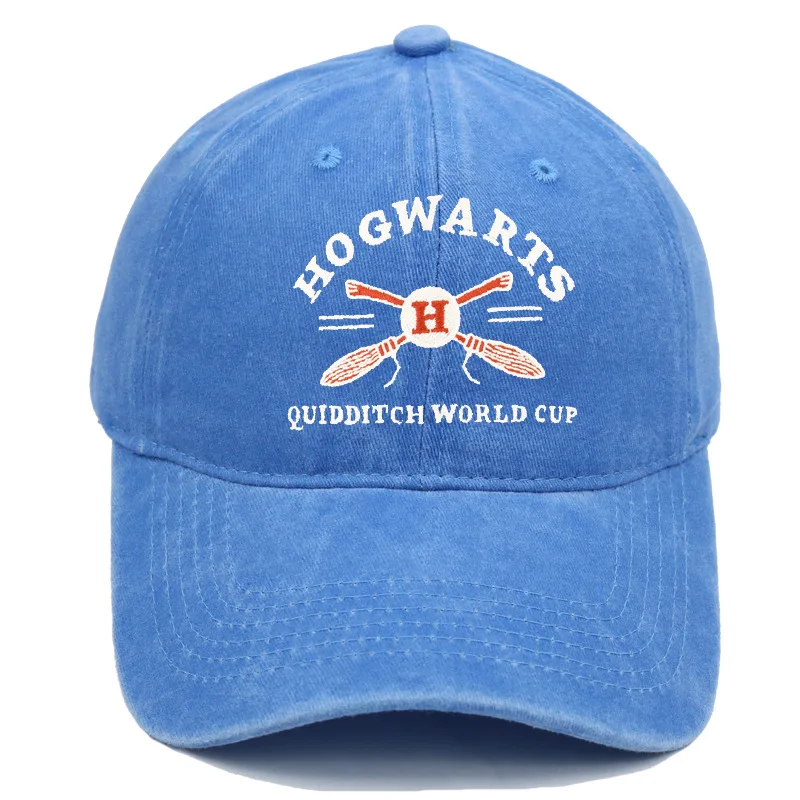 Harry Potter Embroidered Washed Baseball Hat Retro Cowboy Men's European and American Trendy Sports Retro Adjustable Hat 2