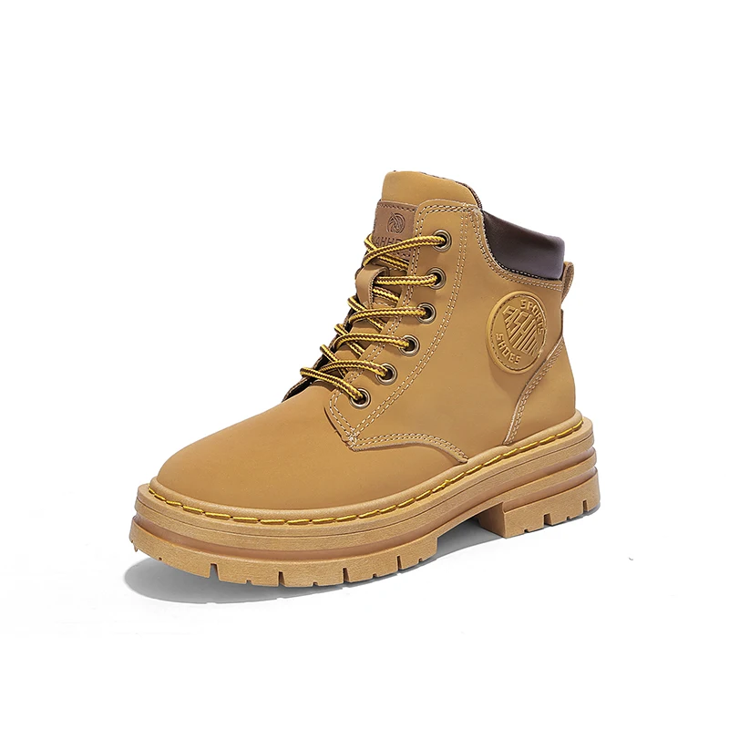 Boys Girls' Boots Roman Shoes Leather Waterproof School Shoes