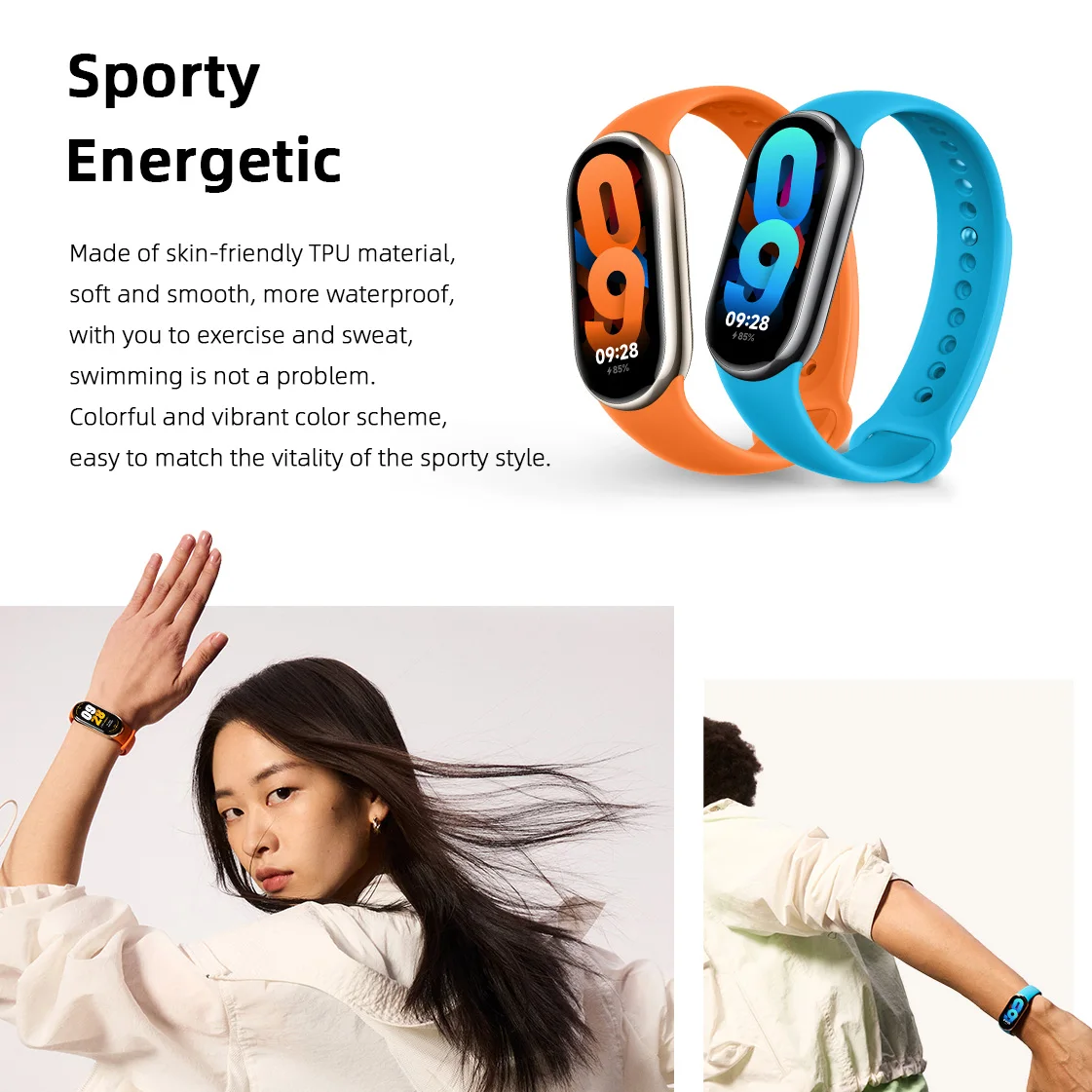 Comprar Correa Xiaomi Smart Band 8 Active - TPU - Azul Claro