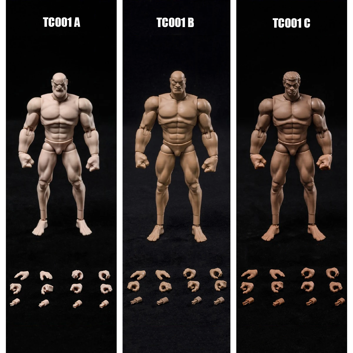 1/12 Scale Action Figures Muscularity Male Figure Body (TC001A)