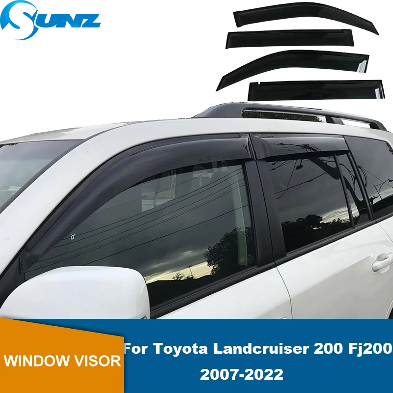 Visiere Per Finestre Weathershield Parapioggia Per Toyota Landcruiser Serie 200 Fj200 Lc200 2007-2022 Deflettori Antipioggia Per Finestrini Auto
