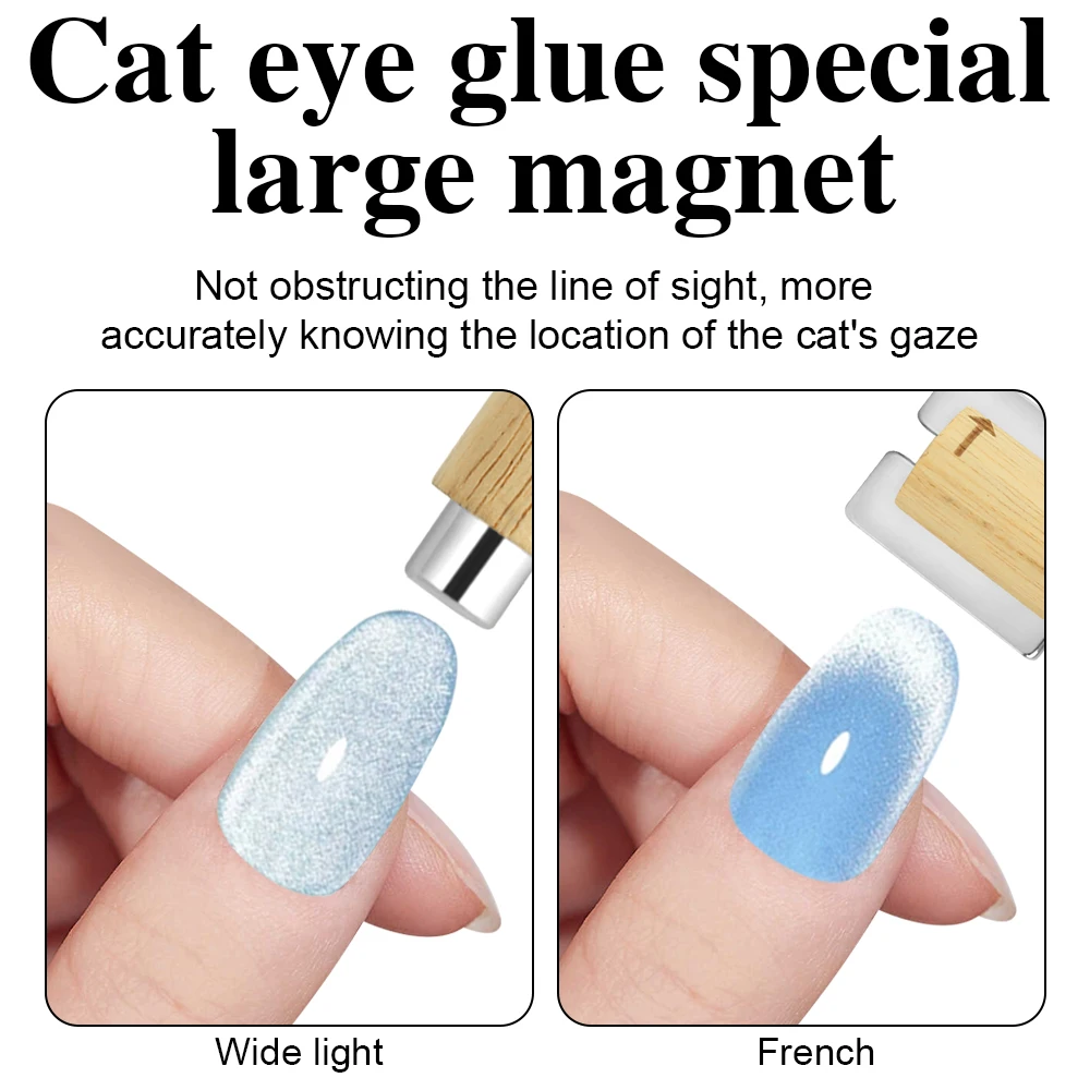 Magnetic Nail Art Tools 4 In 1 Detachable Multifunctional Cylindrical Suction Cat Eye