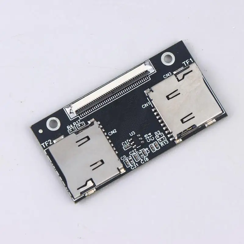 【C】Dual TF Card Memory Expansion Card CE Interface for Computer Industrial Control Machine VCR NAS - Memory Card Connector - 2