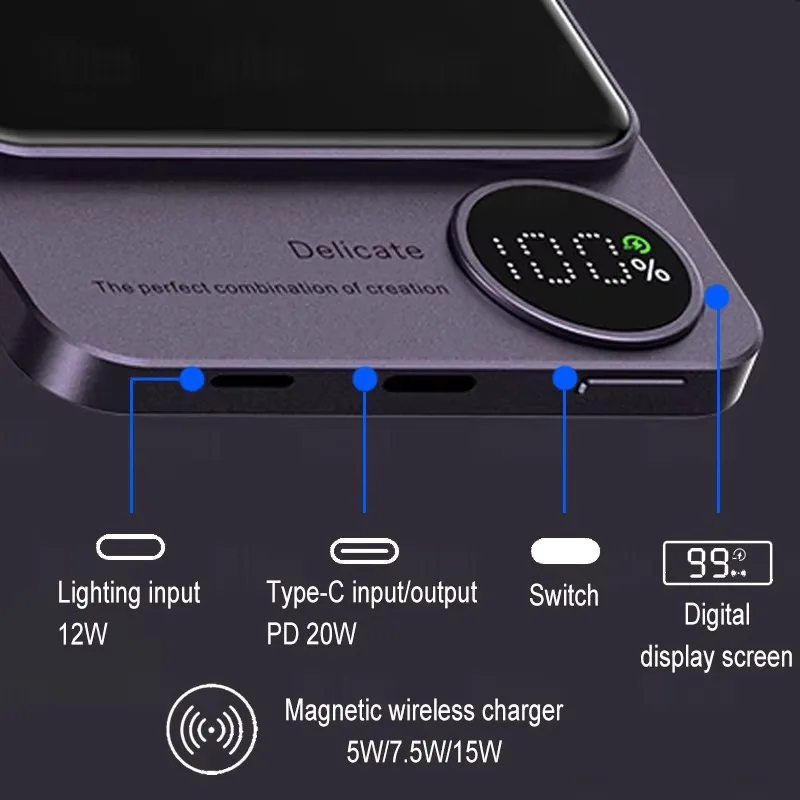 무선 고속 충전의 혁신, Magsafe 합금 맥세이프 보조베터리