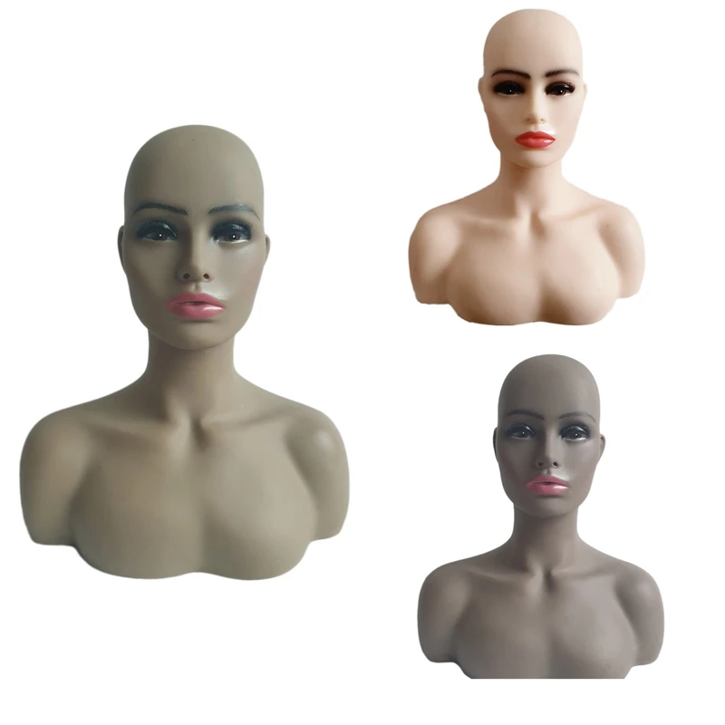 skin-mannequin-head-with-shoulders-hat-glasses-wig-display-stand-with-ear-holes