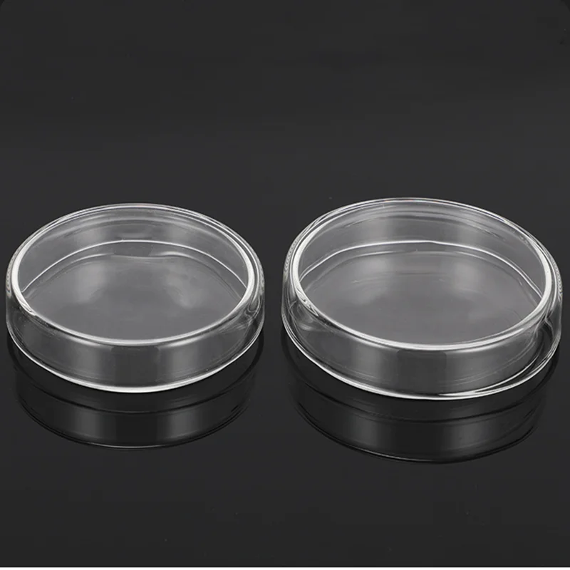 4pcs/lot, /10pcs/lot glass petri dish, culture petri dish plate with cover