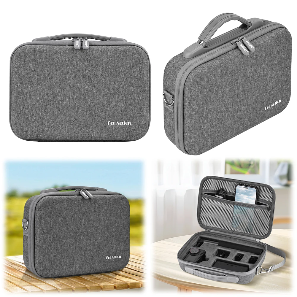 Carrying Case for DJI Osmo Action 5 Pro with Shoulder Strap Carry Case Travel Case for DJI Osmo Action 5 Pro Camera Accessories