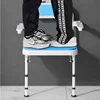 Elderly Bath Chairs, Both Legs Folding Chair for Disabled, Wall Mounted Accessible Bathroom Chairs , Senior Safety Shower Seat 5