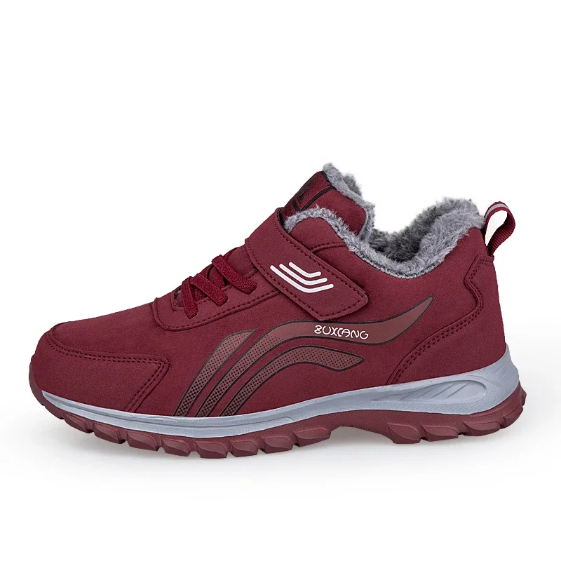 

New Shoes For The Elderly Men Winter Warm 2023 Add Wool Shoes Women Outdoor Sports Wool Walking Parents