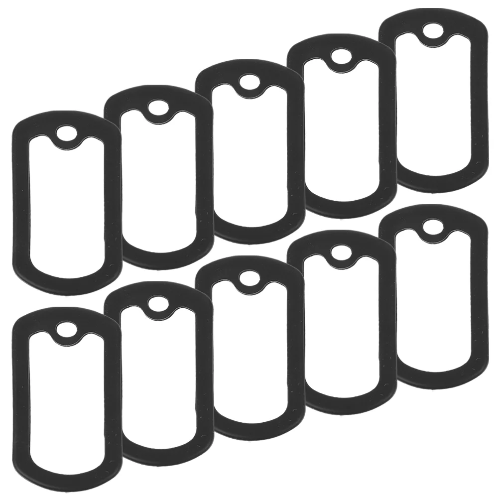 Dog ID Tag 10/12pcs Silicone Dog ID Tags Necklace Protective Cover Style Pet Tag Muffler Ring Silica Gel Choker Protector