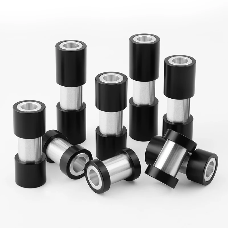 MUQZI MTB 리어 쇼크 부싱, 리어 서스펜션 완충기, DU 부싱, ID 8mm OD 12mm 와셔, 22mm, 24mm, 26mm, 32mm, 42mm, 44mm, 50mm, 54mm, 56mm