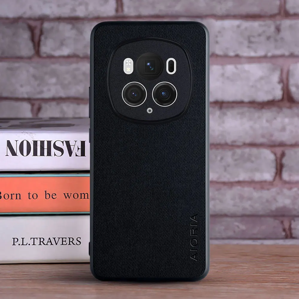 Luxury Textile Leather Skin Soft Phone Case Cover