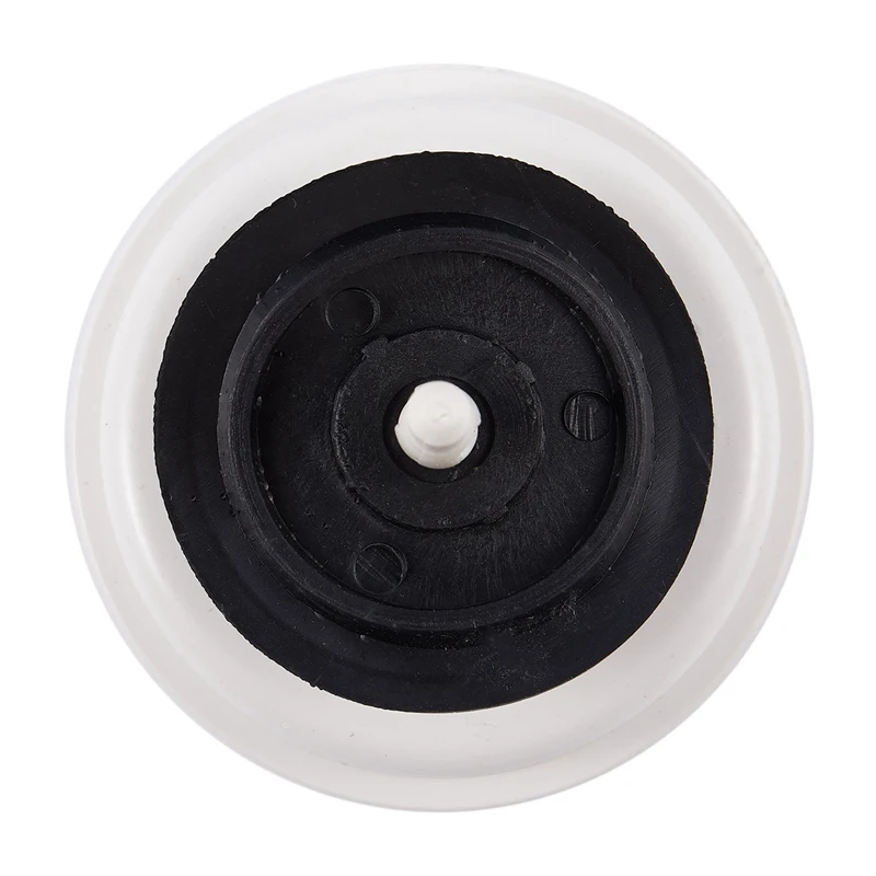 2X Food Waste Stopper Spin Lock Sink Drain Strainer 3.1 Inch Dia White Black Plastic 3
