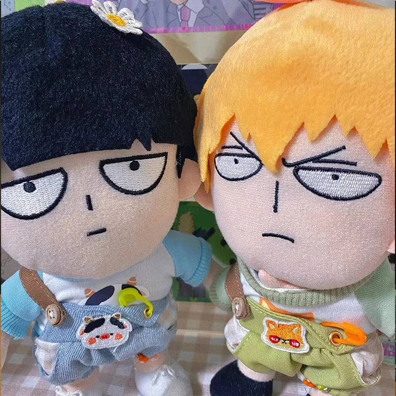 New Shigeo Kageyama Cotton Doll Mob Psycho 100 Anime Peripherals Plush Toys Desktop Room Ornament Cute Fans Birthday Gift Toys