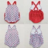 Wholesale Kids Children Crawfish Romper Toddler Newborn Summer Sleeveless One-piece Matching Baby Boy Girl overalls Clothing 1