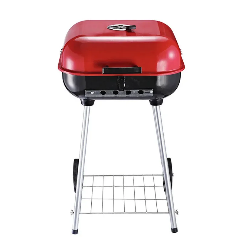 

Outdoor Square Charcoal BBQ for Cooking Barbecue and Camping Kitchen Bar Supplies Portable
