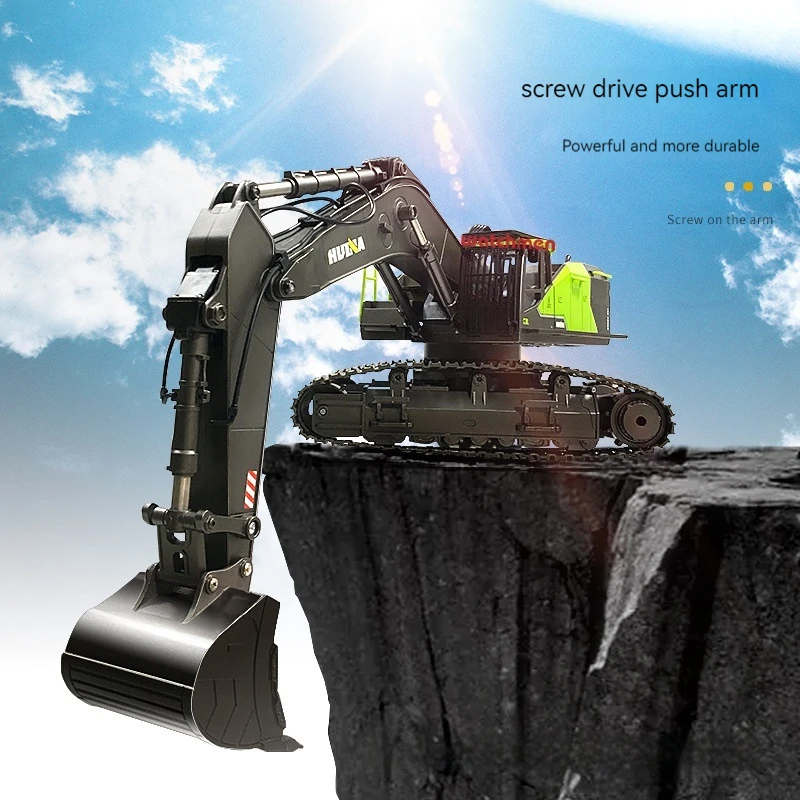 Remote-controlled Alloy Excavator 22 Channel Construction Vehicle Excavator Large Excavator Children's Model Toy 3