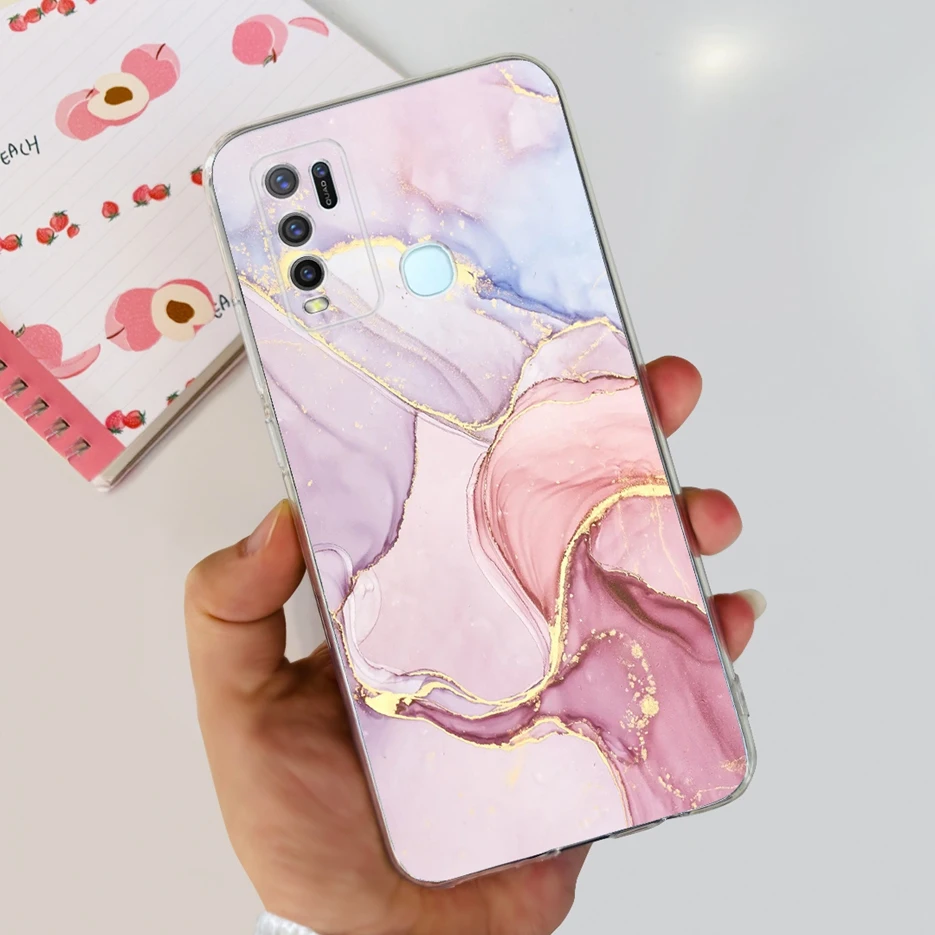 Fashionable Painted Clear Silicone Soft TPU Phone Case Cover