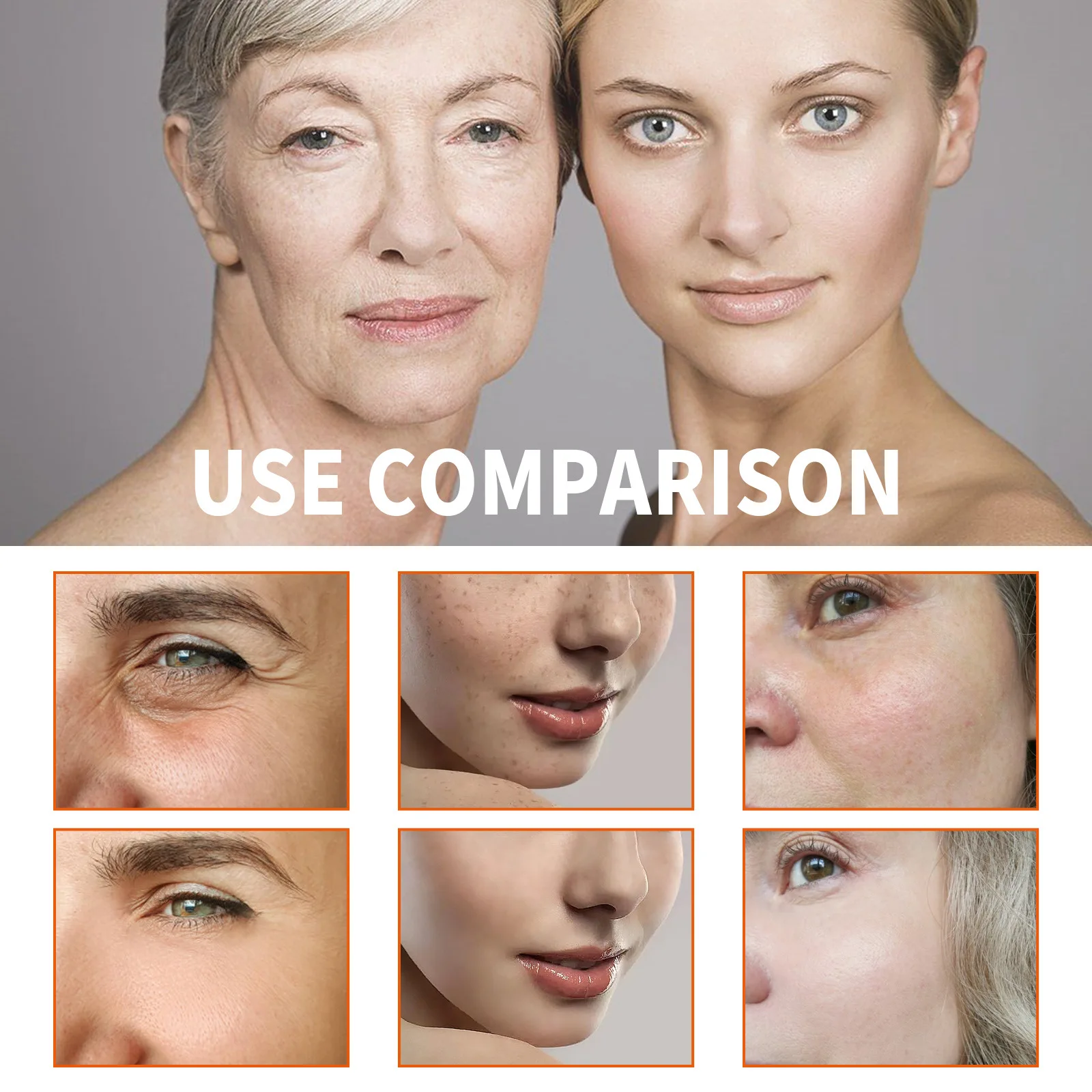 Sérum Anti-âge Anti-rides pour le visage, resserrement du visage, réduit les ridules des yeux, hydratant, sérum blanchissant pour les taches de rousseur_voghion.com