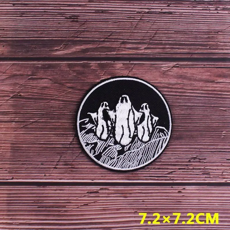 Punk Patch DIY Embroidery Patches for Clothing Stripes Badge Ghost Skull Patches for jacket Iron on Patch on Clothes Accessories