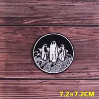 Ghost Skull Punk Embroidery Patches for Jackets - Iron-On Clothing Accessories - Image 4