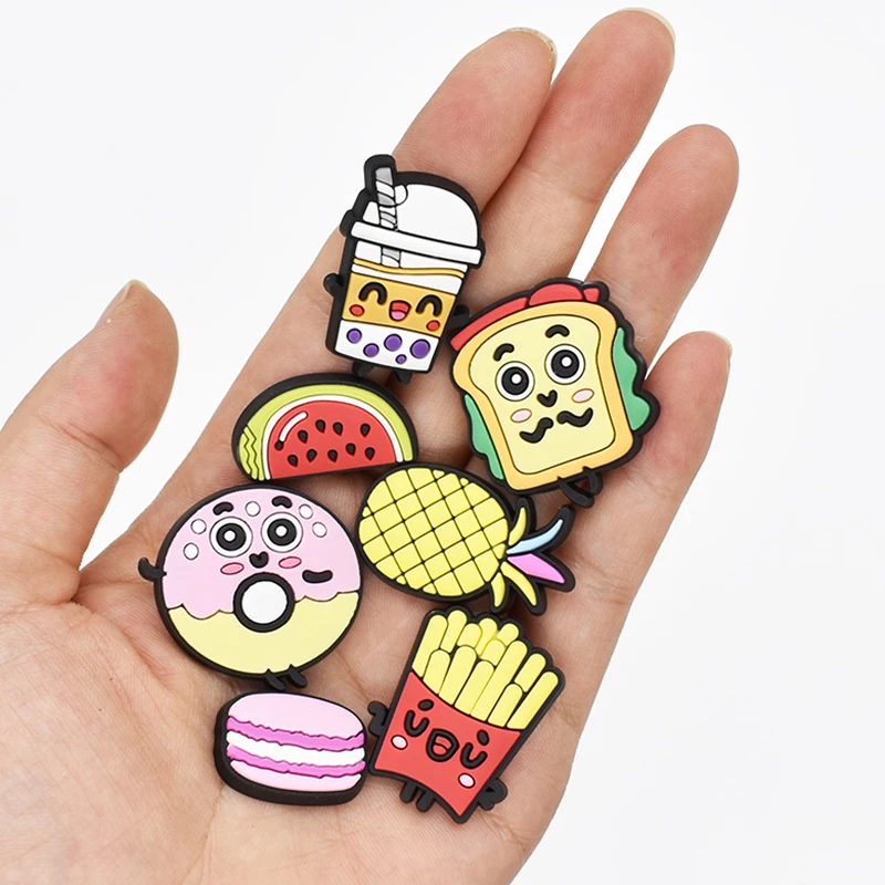 Charming Food & Drink Shoe Charms – Festive Accessories