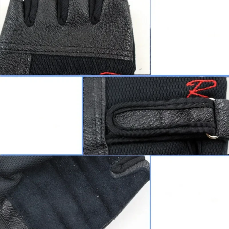 Gym Gloves Weight Lifting Bodybuilding Fitness Training Lengthen Wrist Straps Men Women fitness gloves
