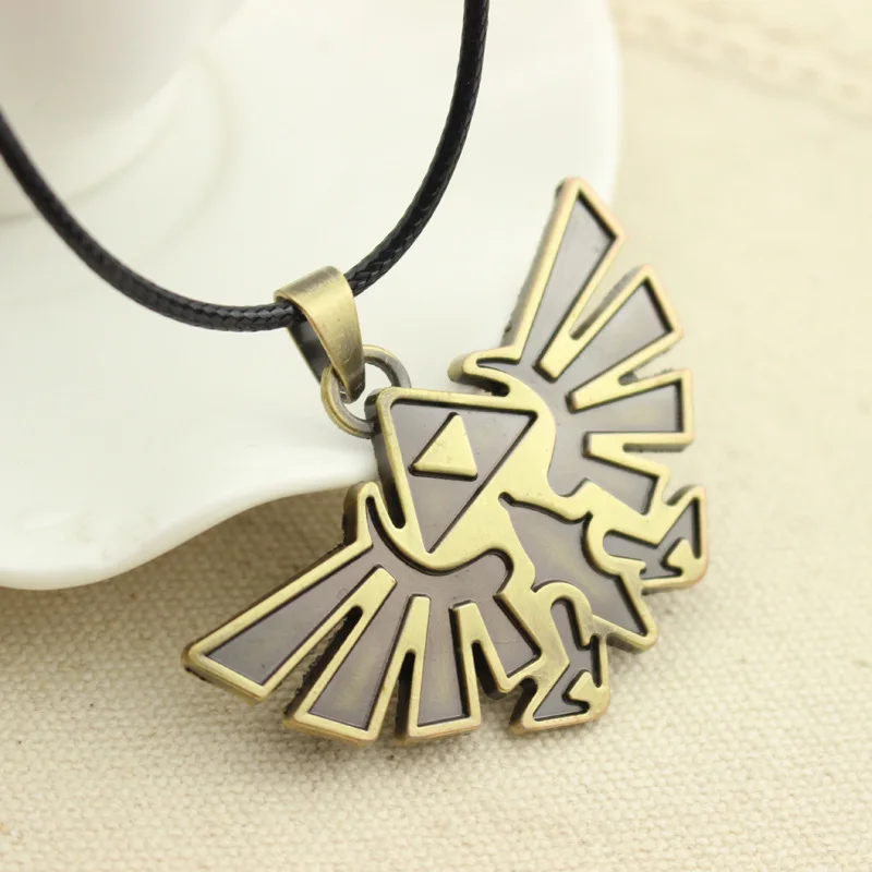 Zeldas Necklace Game Peripheral Man Jewelry Cosplay Weapon Leather String Necklace Boyfriend Fans Gift