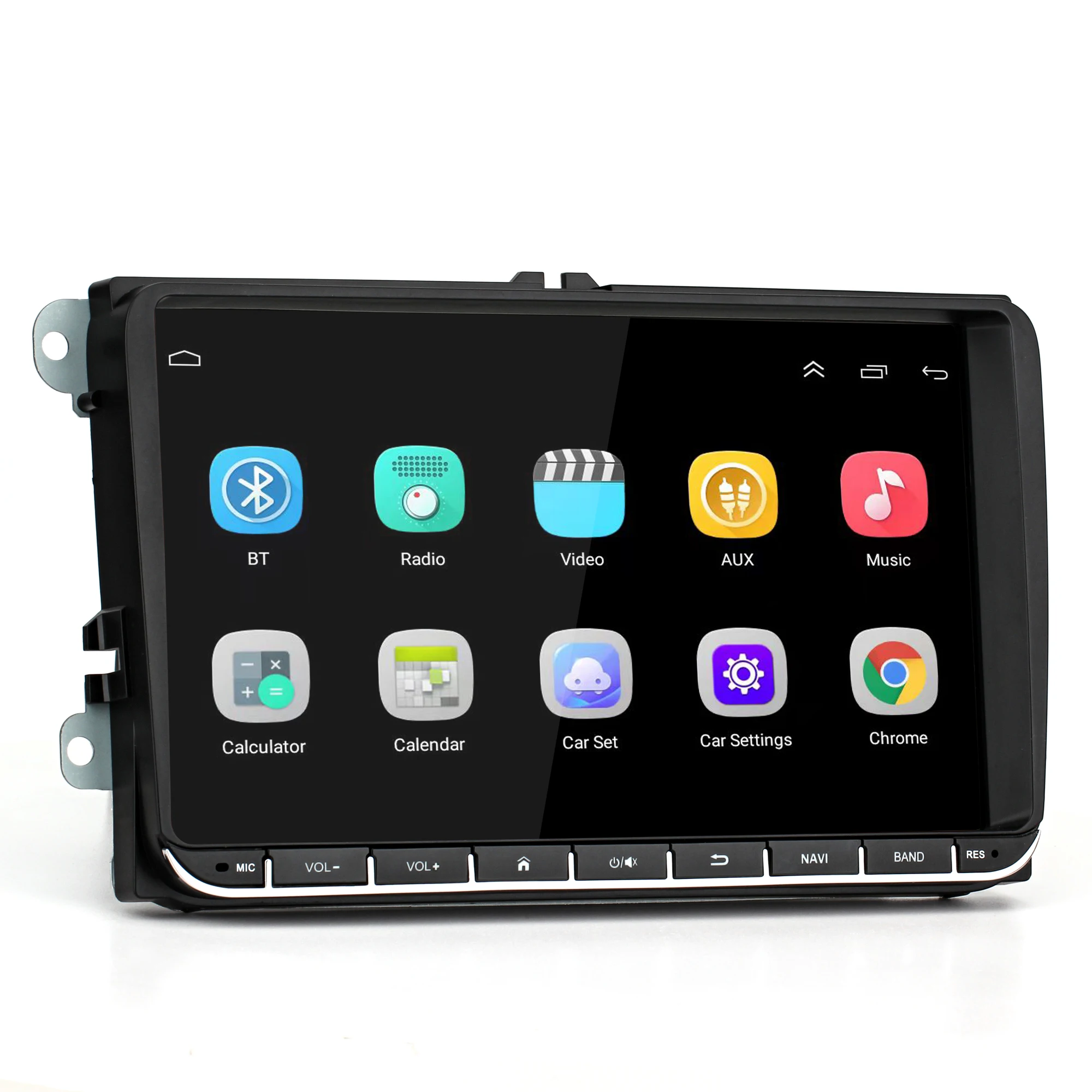 Wholesale IPS Touch Screen Android System Car Navigator Multimedia 2 Din Car DVD Player For Ti-guan Caddy CC Gol Passat