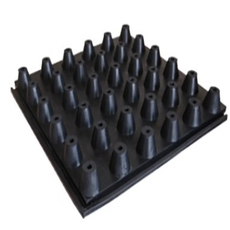 Rubber vibration and sound insulation pad 500*500*30mm quiet clip sound isolation