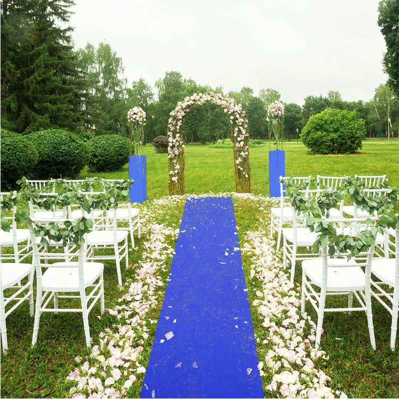 Elegant Wedding Aisle Runner Carpet Anti-slip Wedding White Carpet Wedding Red Carpet Ceremony Party Stage Rugs Wedding Carpet