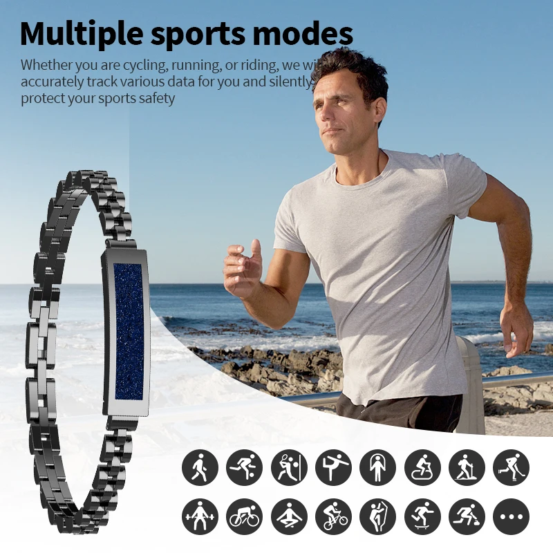 LIGE Fashion Smart Bracelet Sport Fitness Smartband Heart Rate Sleep Monitor Smart Wristband Waterproof Pedometer Smartwatch New