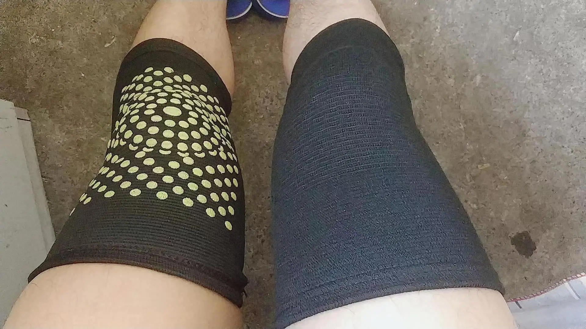 1 Pair Self-Heating Support Pad For Arthritis Joint Pain Relief Injury Recovery Belt Knee Massager Leg_voghion.com